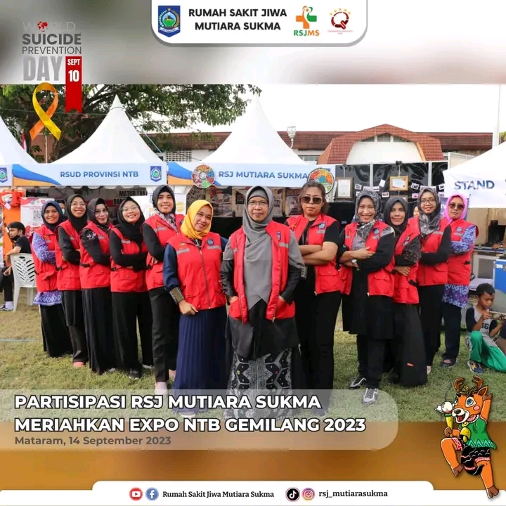 PARTISIPASI RSJ MUTIARA SUKMA MERIAHKAN EXPO NTB GEMILANG 2023